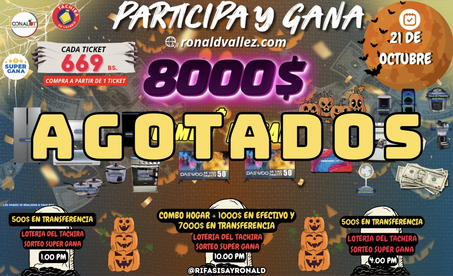 Combo Hogar + 8.000 $ (Juega el 21 de Octubre)